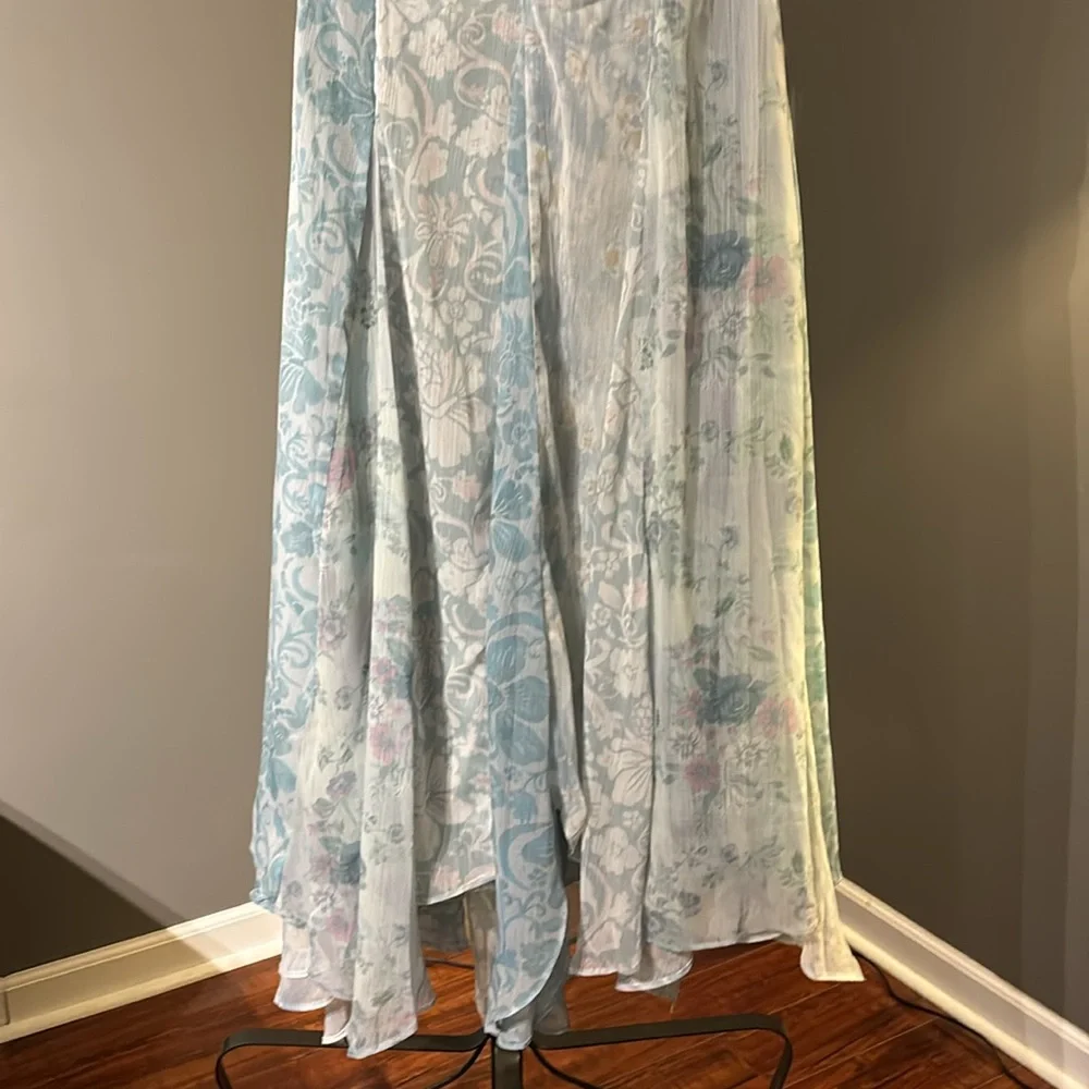 NWOT Free People Gorgeous mixed media ocean combo  heart to heart midi dress. 4 - Picture 14 of 16